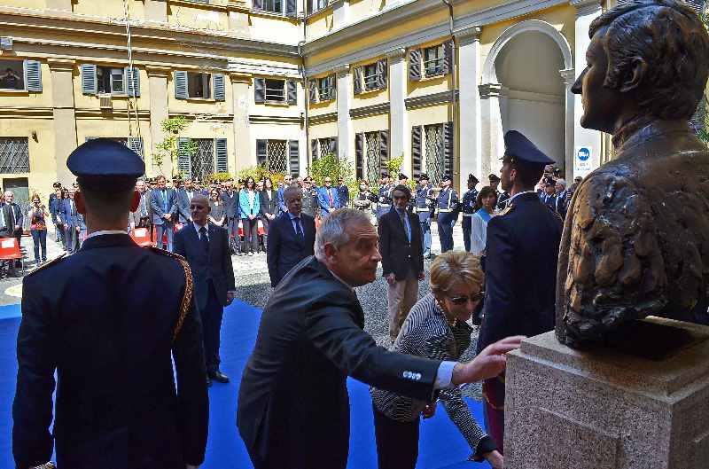 Milano: la Polizia di Stato ha commemorato il 50esimo anniversario della scomparsa del Commissario Capo Luigi Calabresi