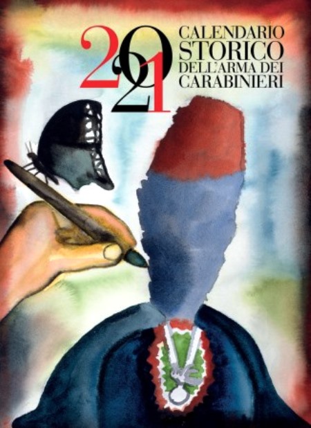copertina calendario 2021 carabinieri 