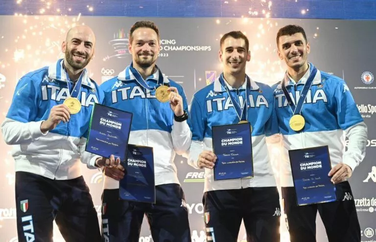 Italia oro mondiale nella spada maschile dopo 30 anni