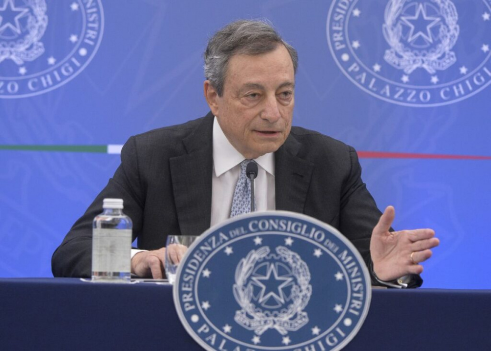 Draghi “L’accordo sul grano sia il primo passo verso la pace”