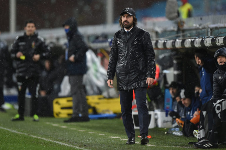 il tecnico della Juventus, Andrea Pirlo