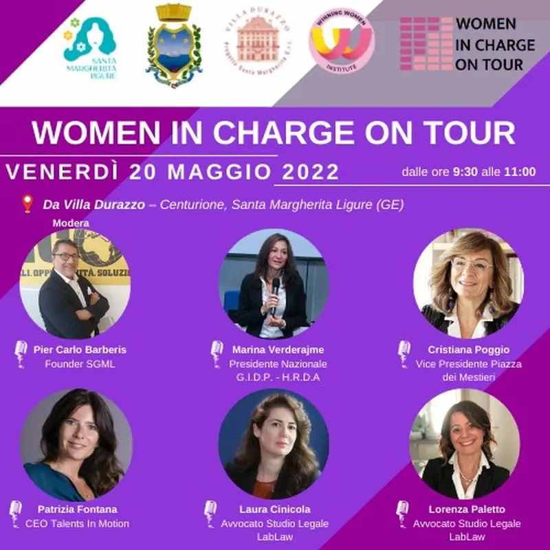 Lavoro, Women in Charge on Tour fa tappa a Santa Margherita Ligure