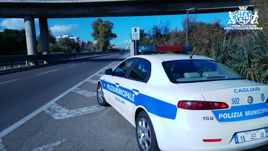 Polizia Locale Cagliari: rilevamento della velocità a Cagliari nel mese di aprile 2022