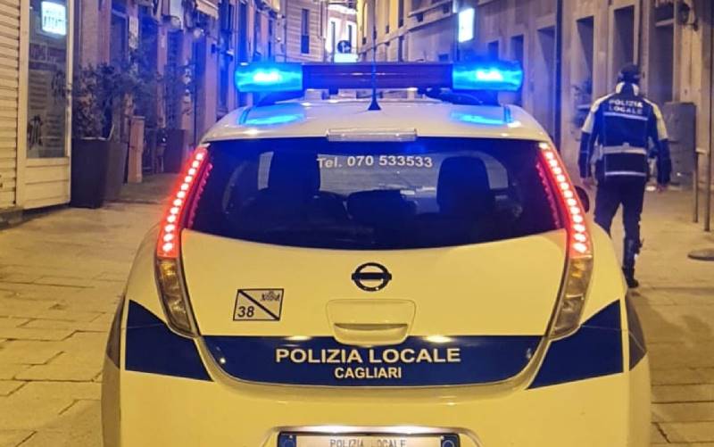 Auto di servizio Polizia Locale Cagliari