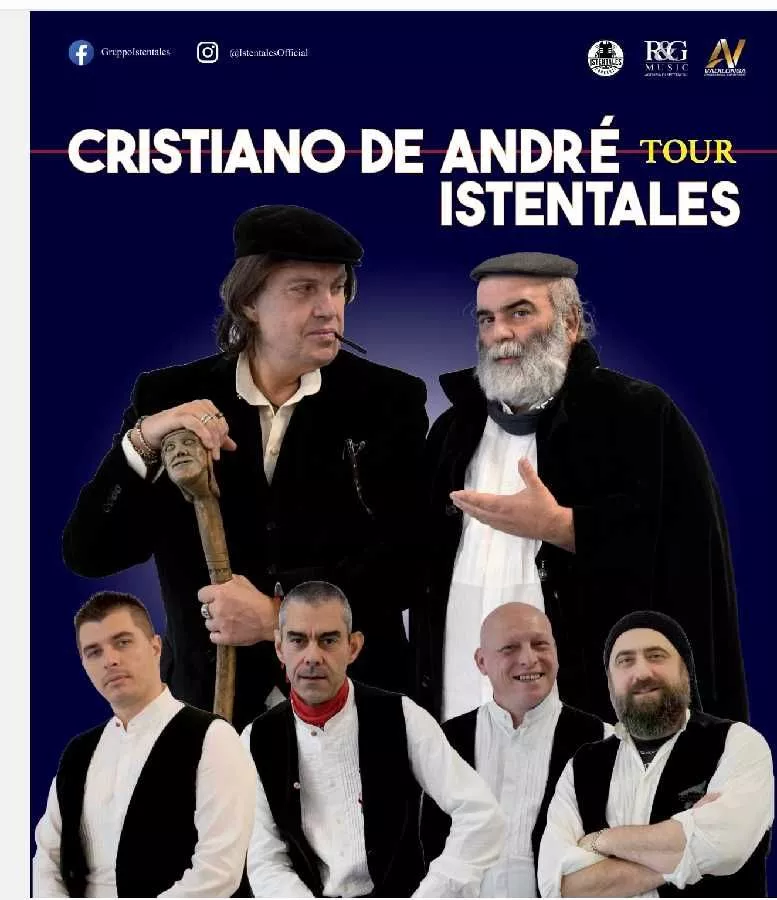 Cristiano de abdrè e istentales insieme in concerto a Cagliari 