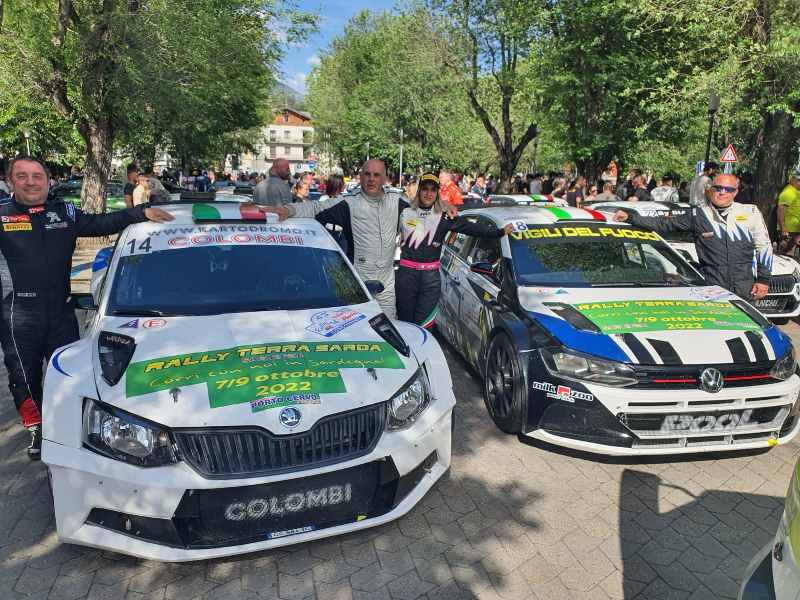 La scuderia Porto Cervo Racing Team al Rally Valle d'Aosta: Depau-Grosso sesti assoluti e Cocco-Deiana diciottesimi
