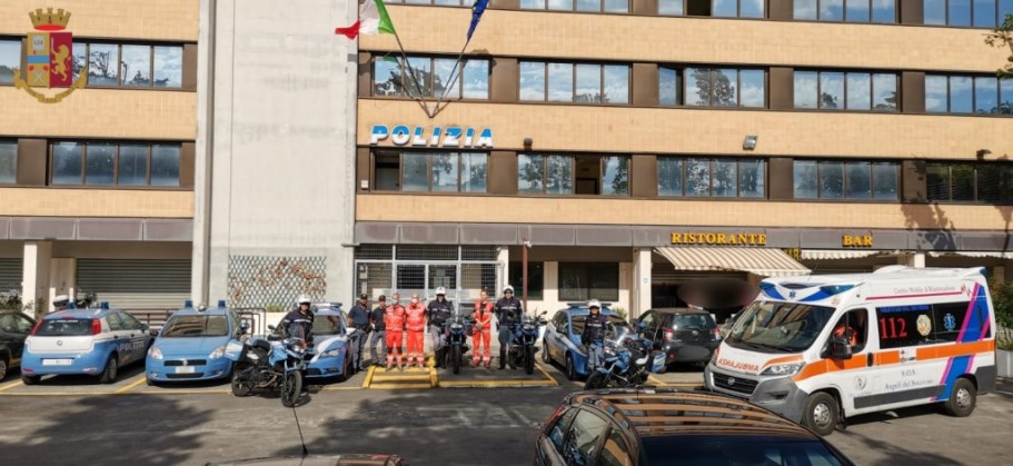 immagine polizia di fidene Roma