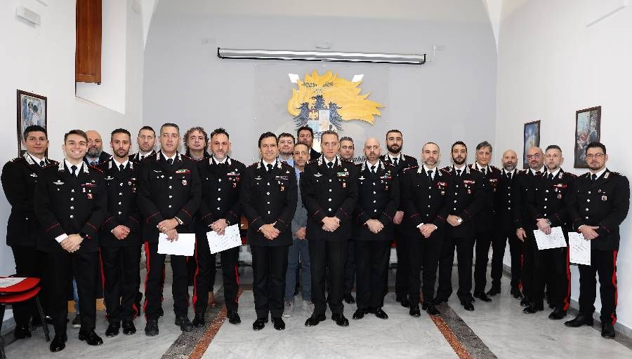 Palermo. Premiati 13 carabinieri che si sono distinti in operazioni di servizio