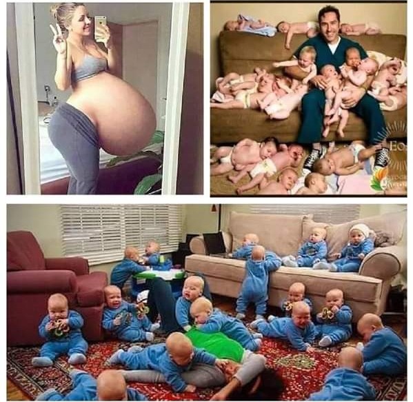 immagine notizia falsa donna partorisce 17 gemelli