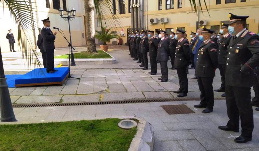 Il Generale di Corpo d’Armata dei Carabinieri Carmelo Burgio in visita a Cagliari alla Legione Carabinieri