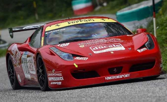 La Ferrari che utilizzerà il pilota Giorgio Mela_Porto Cervo Racing_alla Cronoscalata Alghero