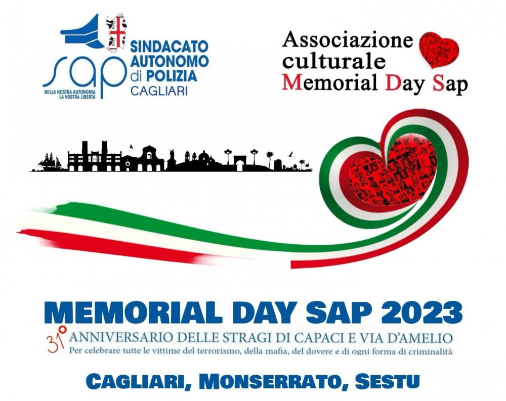 Domani il "Memorial Day Sap" il cammino della memoria in ricordo delle stragi di Capaci e Via D'Amelio