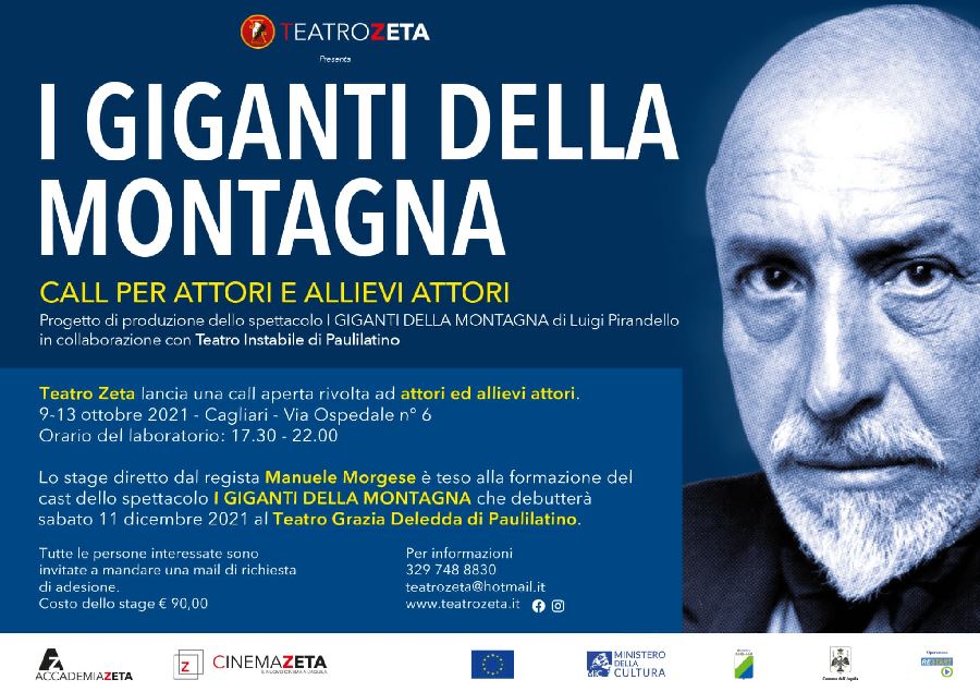 La compagnia TEATROZETA dell'Aquila propone a Cagliari: I Giganti della Montagna