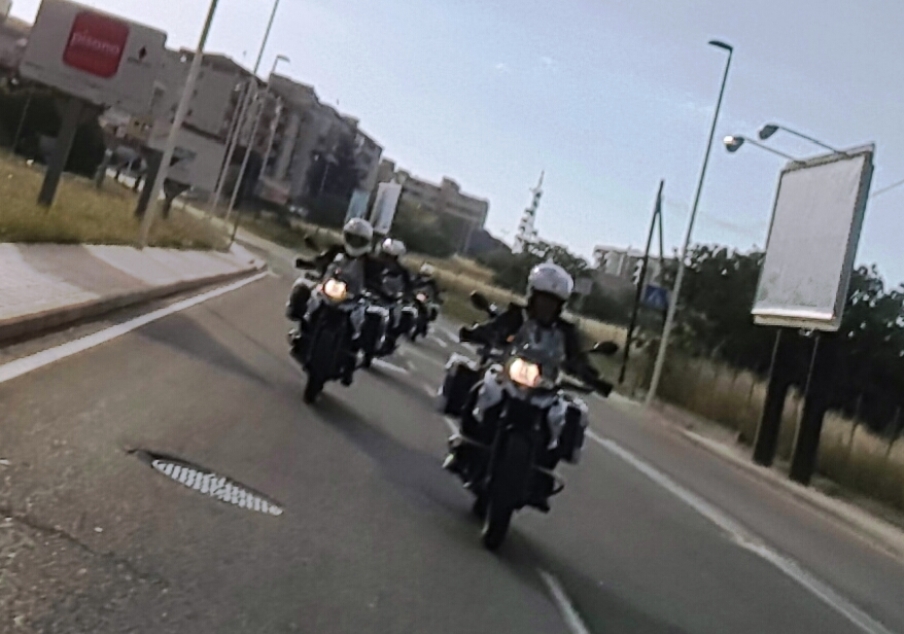 motociclette dei vigili urbani