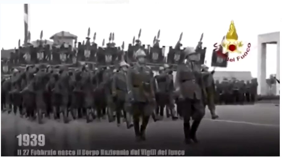 immagine di anteprima del video: 27 Febbraio 1939 nasce il Corpo Nazionale dei Vigili del Fuoco