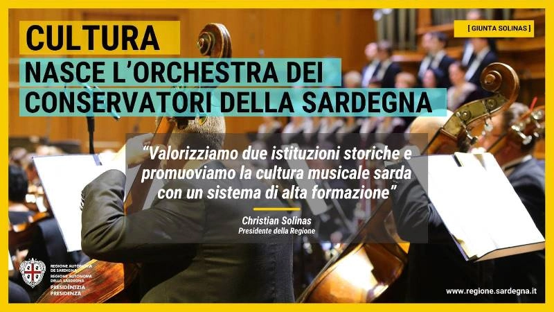 Cultura, nasce l’orchestra dei conservatori della Sardegna