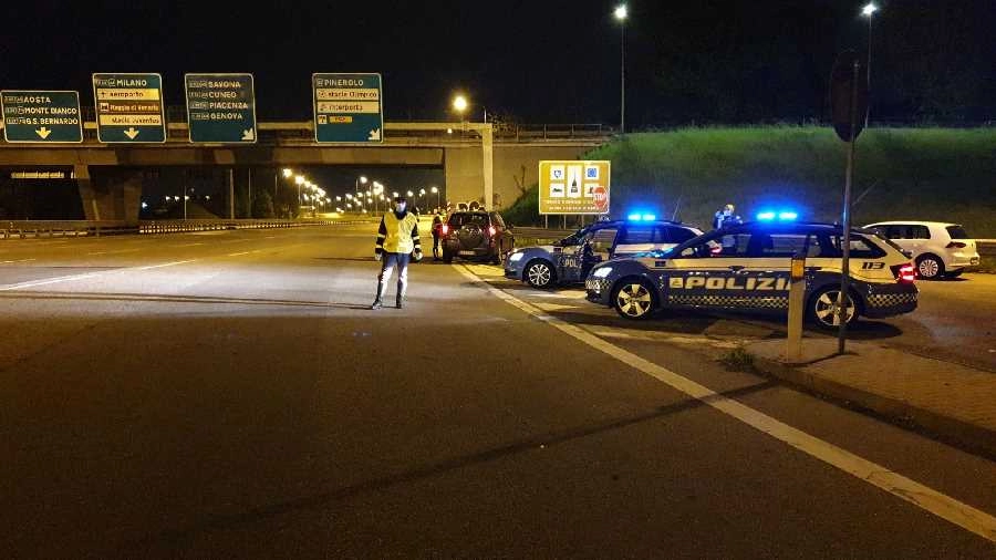 Torino. La polizia di stato impegnata a contrastare la guida alterata