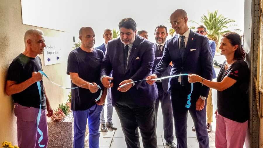 Cagliari. Il Presidente Solinas inaugura il nuovo centro per la Terapia del dolore al P.O. Marino