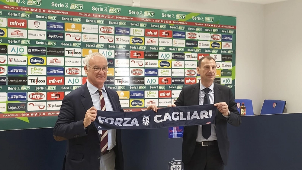 Ranieri, conferenza stampa, Cagliari