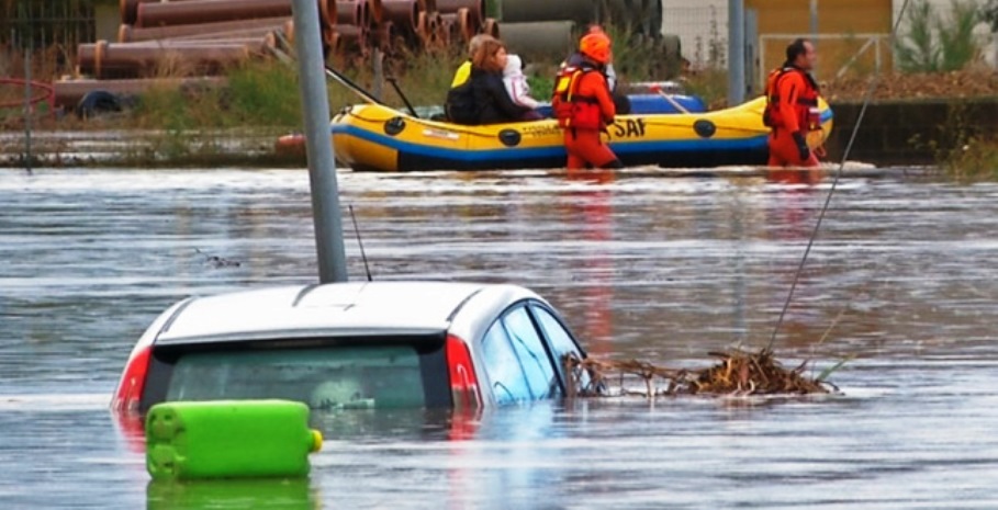 immagine alluvione in sardegna