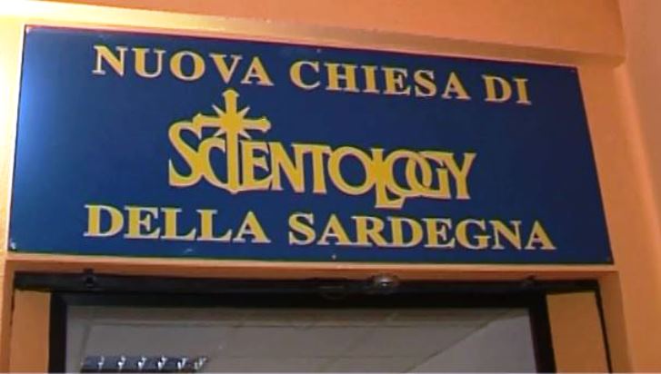 Ingresso della Chiesa Scientology a Cagliari