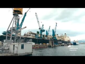 Castorone la nave posatubi tra le piu grandi al mondo come si costruiscono i gasdotti offshore