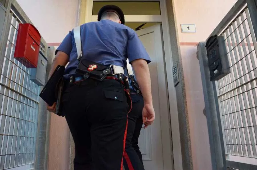 immagine dei carabinieri a Cagliari