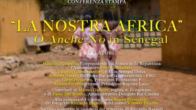 La nostra AfricaO Anche No in Senegal per raccontare Elena Iannotta Malagodi 1 Foto Ufficio Stampa O ANCHE NO
