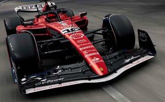 F1 Ferrari con colori speciali per il ritorno a Las Vegas