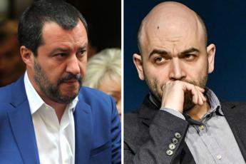 Processo a Saviano slitta a luglio, Salvini assente 1 Processo a Saviano slitta a luglio Salvini assente