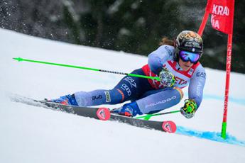 Gigante Kranjska Gora, Brignone seconda dopo prima manche