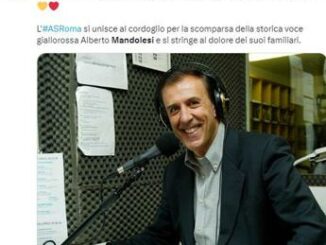 E morto Alberto Mandolesi storica voce radio delle partite della Roma