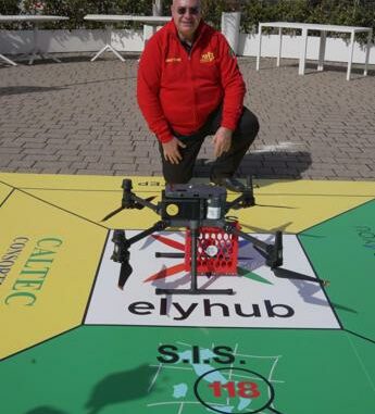 Il defibrillatore arriva dal cielo con il drone del 118