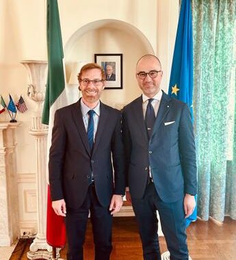 Sistema universitario: a San Francisco l’incontro tra Sergio Strozzi, Console Generale d’Italia, ed il Magnifico Rettore dell’Università degli Studi Link, Carlo Alberto Giusti