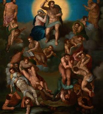 Michelangelo dipinse anche un Giudizio Universale a olio su tela
