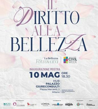 Milano, a Palazzo Giureconsulti ‘Il diritto alla bellezza’, mostra per sostenere coraggio donne