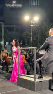 Lirica sotto la Luna Piena: Trionfo di Voci e Note al Parco della Musica 3 Ilaria Vanacore soprano foto Fabrizio Viola