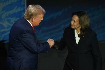 Harris-Trump, dibattito si apre con stretta di mano: il ‘Var’