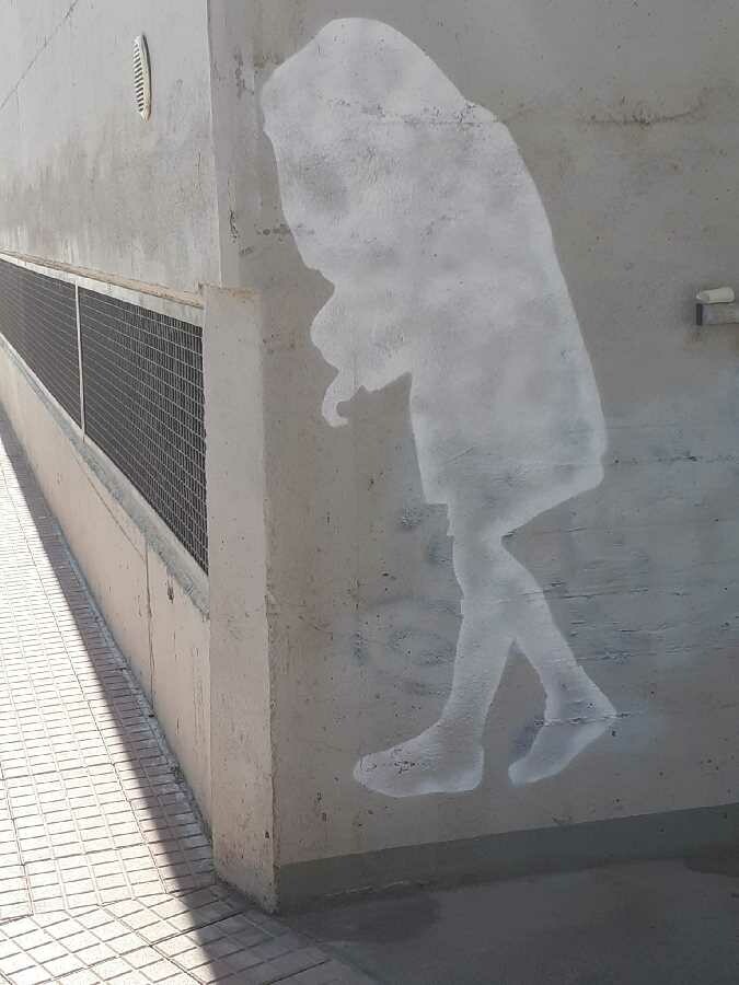 Oristano: l’artista di strada Dany Oggy fermato durante la creazione di un nuovo murales 1 murales incompiuto di Dany Oggy