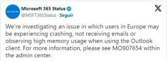 Microsoft indaga su un bug di Outlook: problemi di stabilità e prestazioni per gli utenti