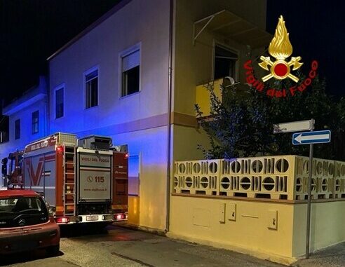 incendio abitazione a Selargius 2 incendio abitazione a Selargius