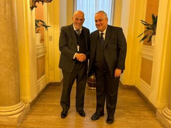 Serie A, Lotito a colloquio con Tebas su lotta a pirateria e politiche sportive