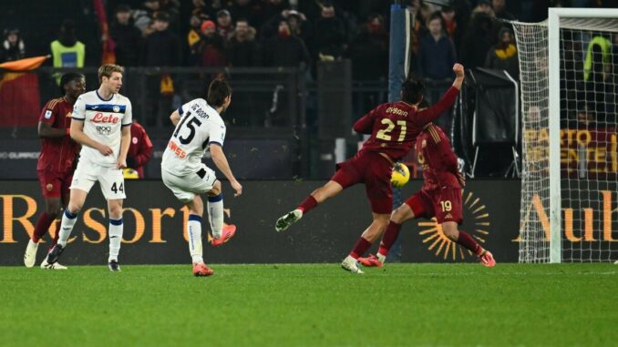L’Atalanta piega la Roma all’Olimpico e resta in scia al Napoli
