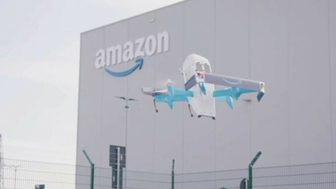 Amazon, primo volo di prova per le consegne con i droni in Abruzzo
