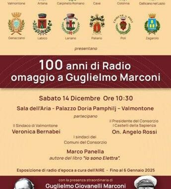 I Castelli della Sapienza rendono omaggio a Guglielmo Marconi con “100 anni di Radio”.