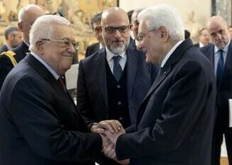 Mattarella riceve Mahmoud Abbas Subito due Stati due popoli