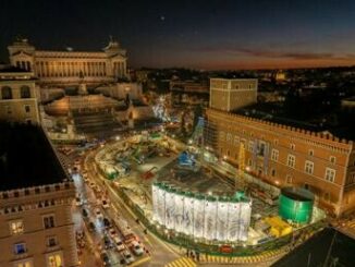 Webuild svelata a Piazza Venezia la prima opera di Murales