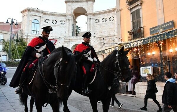 Carabinieri di Cagliari a Cavallo