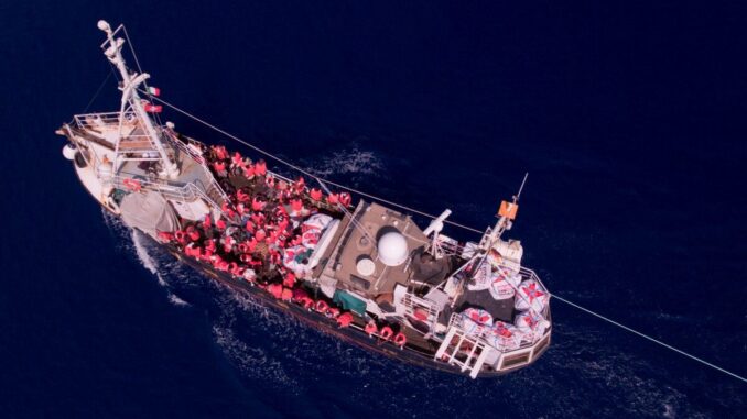 Frontex, nel Mediterraneo centrale migranti in calo del 59% nel 2024