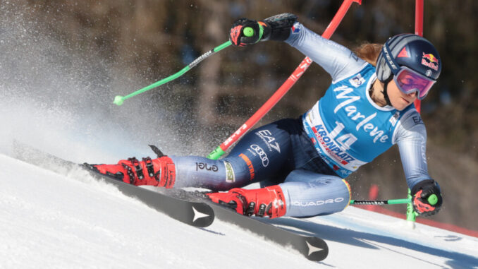 Goggia trionfa nella discesa di Cortina, Brignone terza